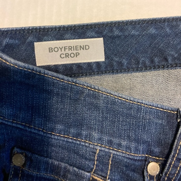 NWOT Torrid Denim Boyfriend Crop folded hem medium - Picture 4 of 12